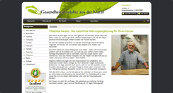 Desktop Screenshot of gesundheitsprodukte-natur.de